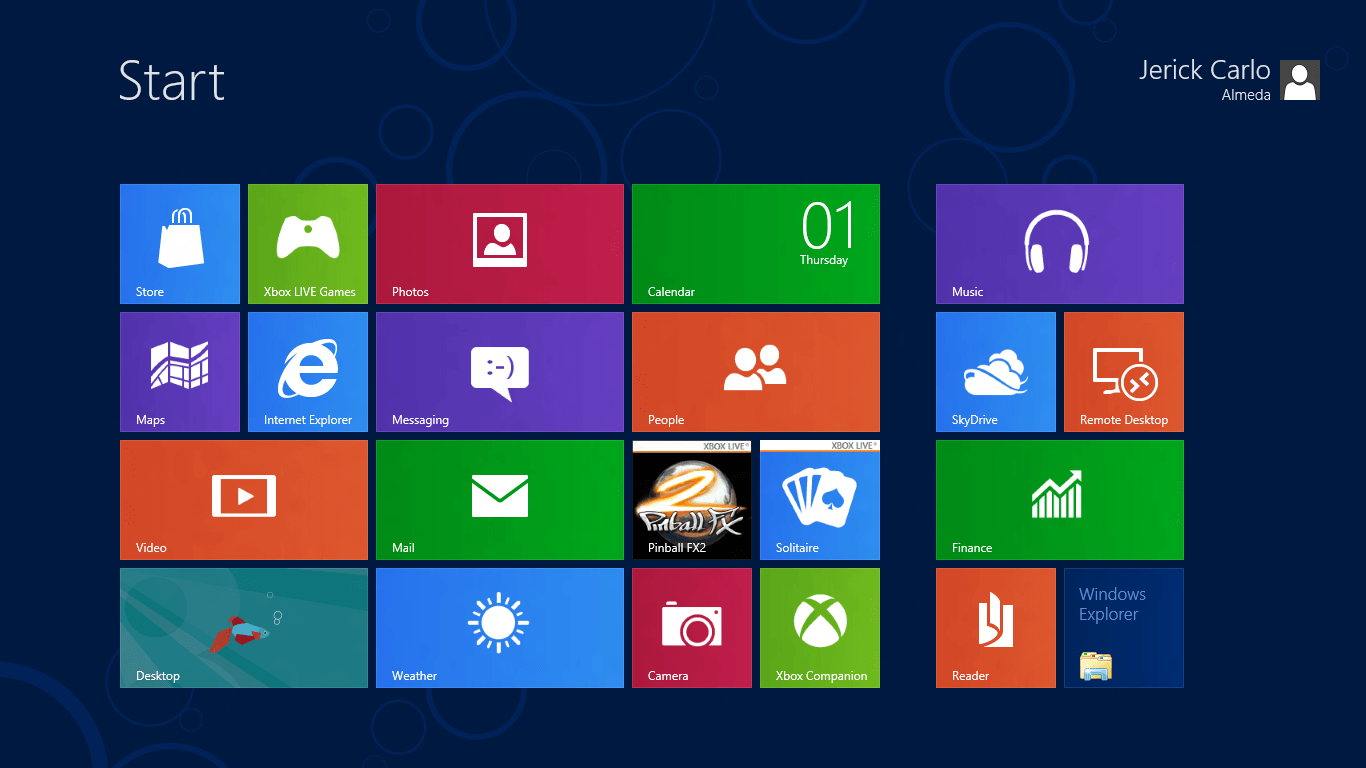 windows 8 official screenshot